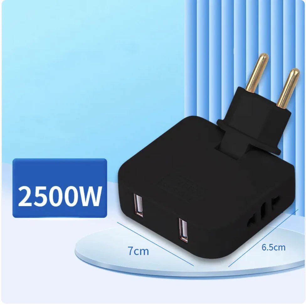 180º Rotating Multi - Socket w/USB - PixelShop