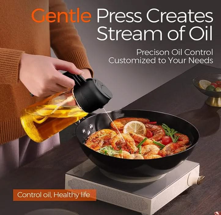 2 in 1 Oil Dispenser Bottle FREE GIFT 1 - PixelShop