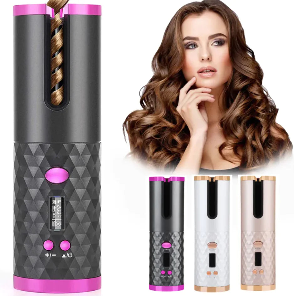 PixelShop® - Cordless Automatic Hair Curler