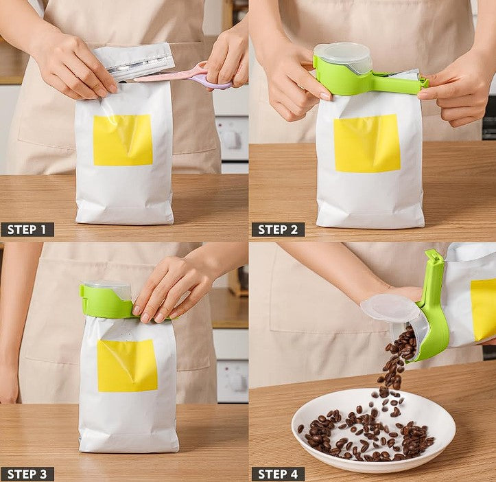 PixelShop® - Seal & Pour Food Bag Clips