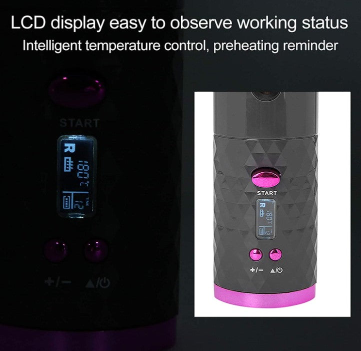 PixelShop® - Cordless Automatic Hair Curler