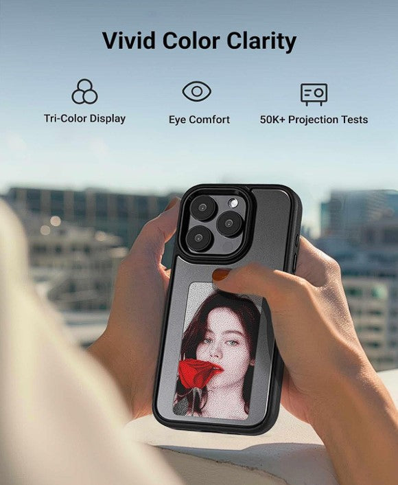 PixelShop®: E-ink Iphone Case with Screen Projection