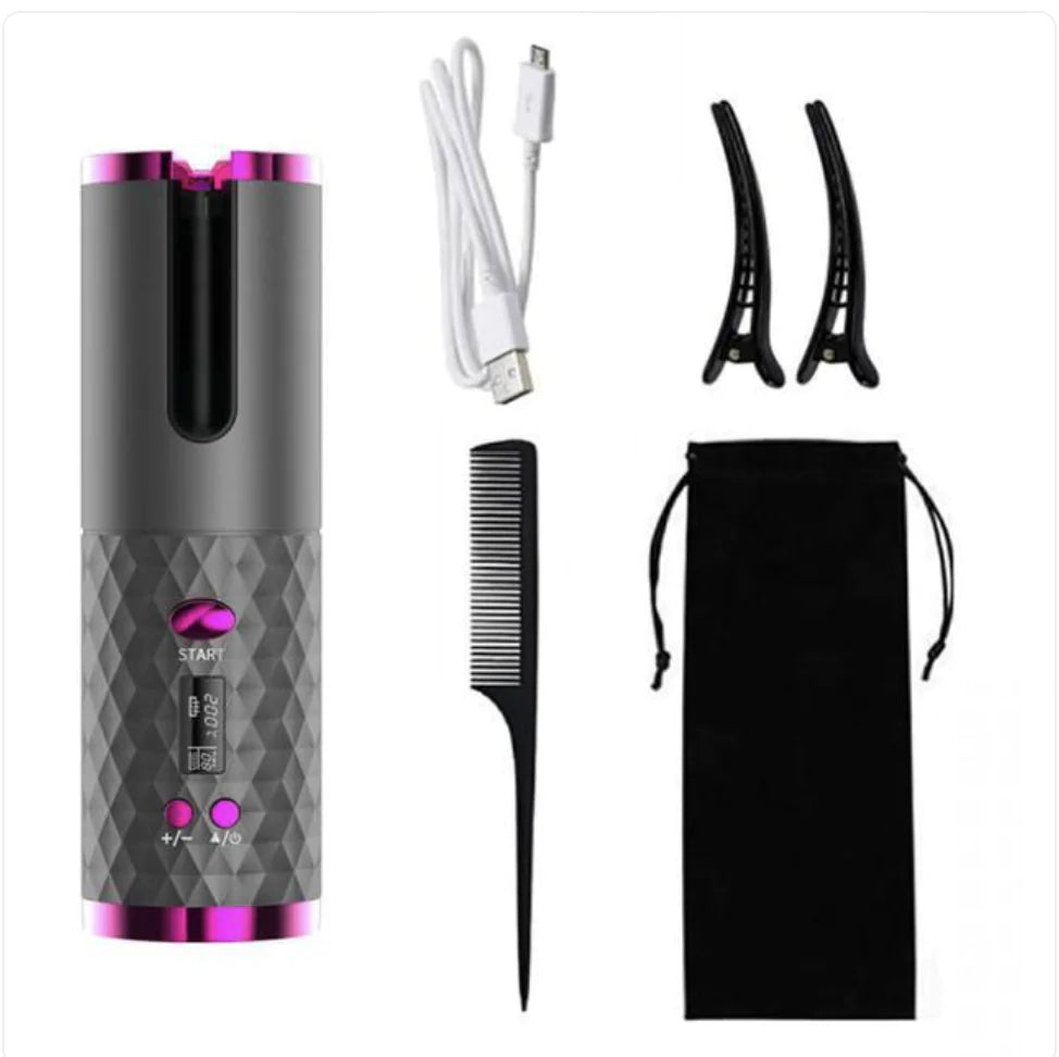 PixelShop® - Cordless Automatic Hair Curler