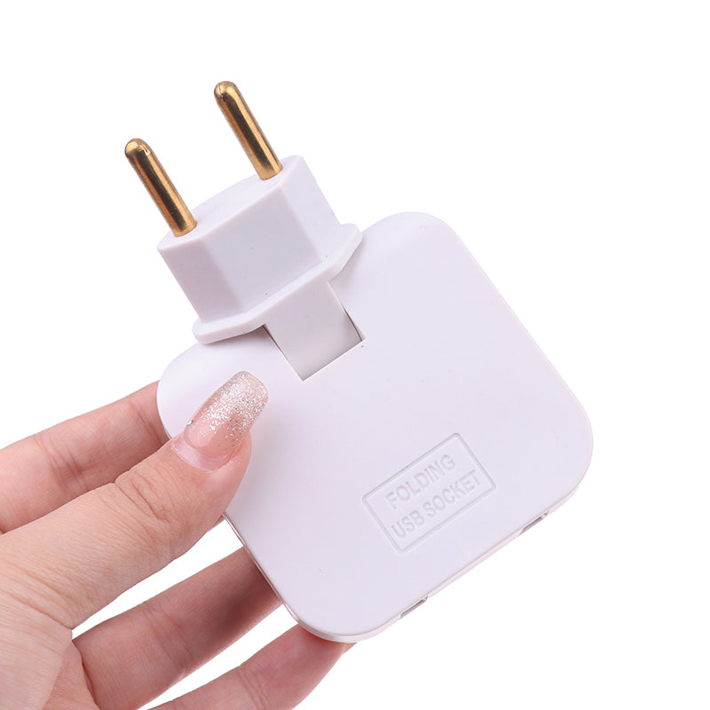 PixelShop® - 180º Rotating European Socket w/USB