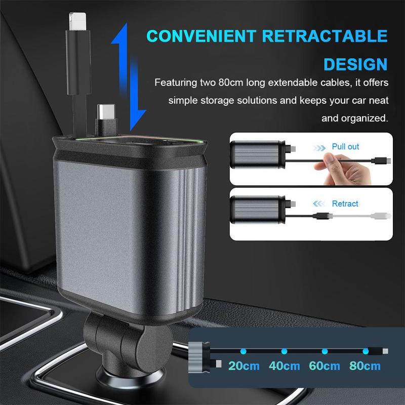 PixelShop® - Starry Sky 4 in 1 Car Charger