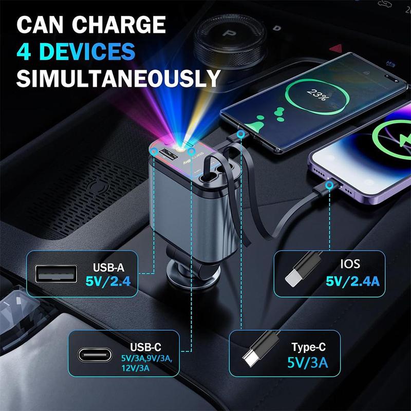 PixelShop® - Starry Sky 4 in 1 Car Charger