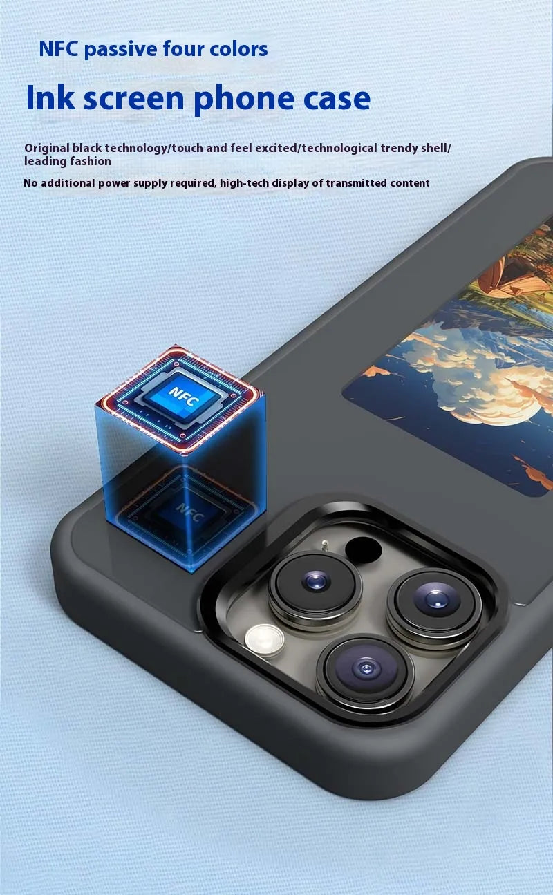 PixelShop®: E-ink Iphone Case with Screen Projection