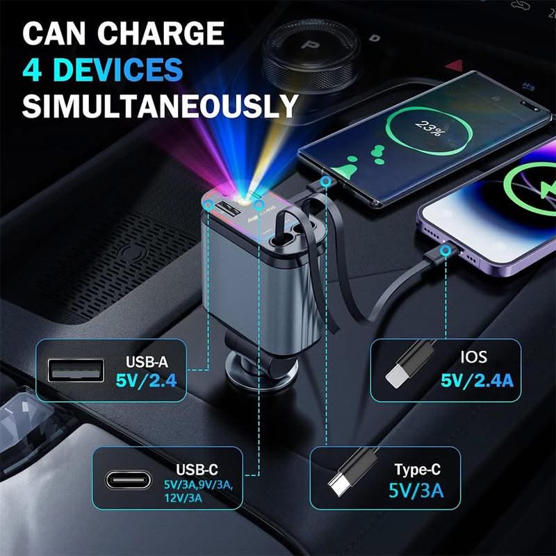 Starry Sky™ 4 in 1 Car Charger FREE GIFT 2 - PixelShop