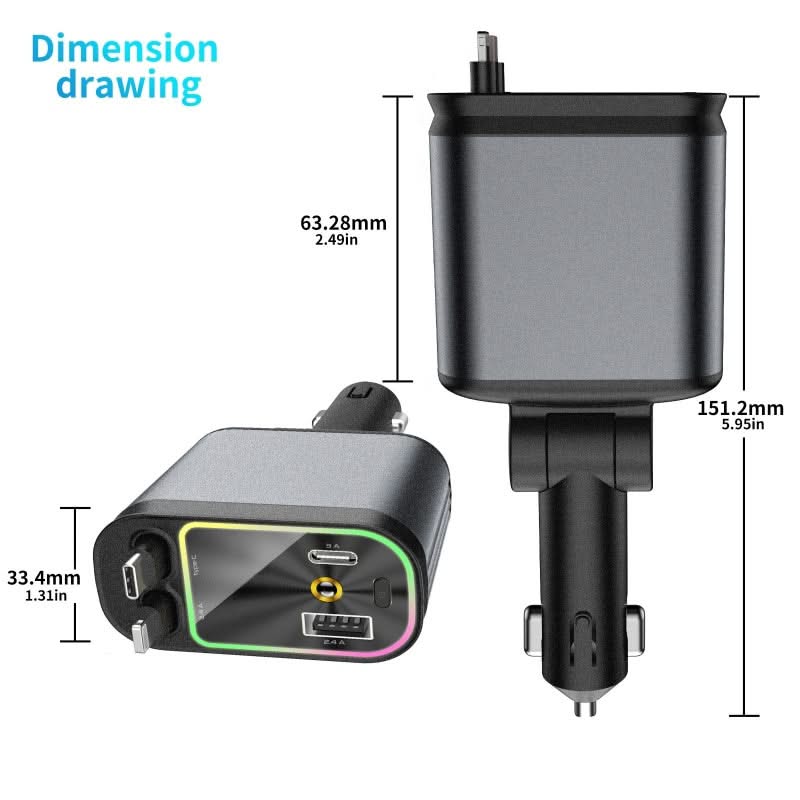 Starry Sky™ 4 in 1 Car Charger FREE GIFT 2 - PixelShop