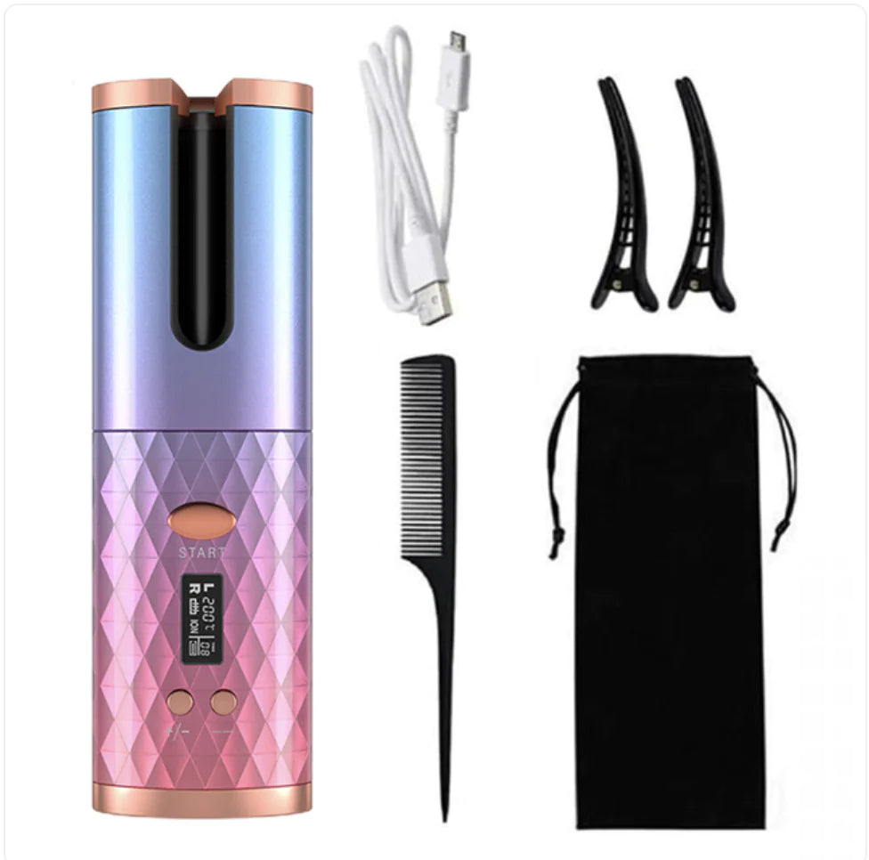 PixelShop® - Cordless Automatic Hair Curler
