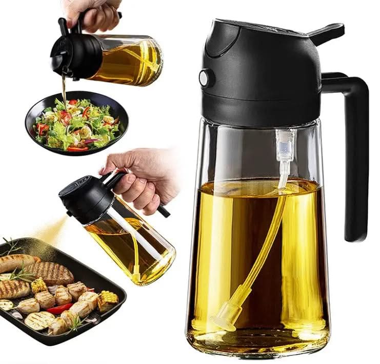 2 in 1 Oil Dispenser Bottle FREE GIFT 1 - PixelShop