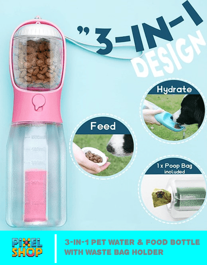 3 in 1 Pet Bottle - PixelShop