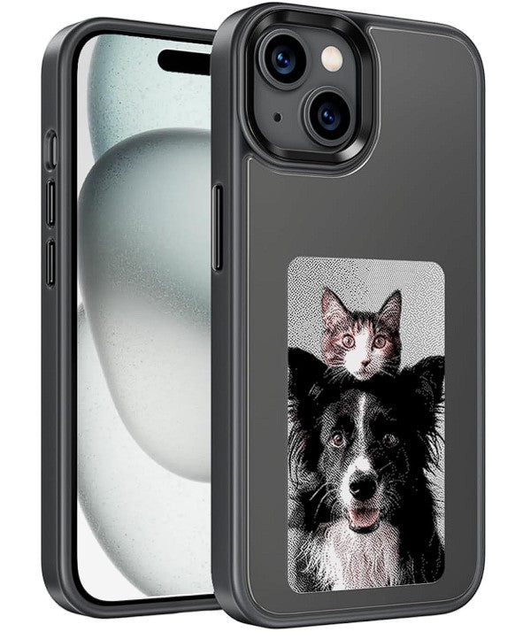 PixelShop®: DIY E-ink Iphone Case with Screen Projection
