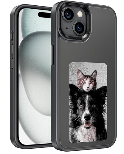 PixelShop®: DIY E-ink Iphone Case with Screen Projection