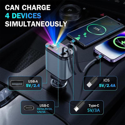 PixelShop® - Starry Sky 4 in 1 Car Charger