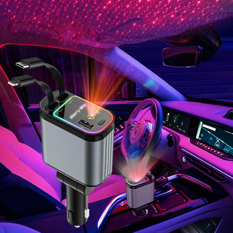 PixelShop® - Starry Sky 4 in 1 Car Charger