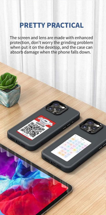 PixelShop®: E-ink Iphone Case with Screen Projection